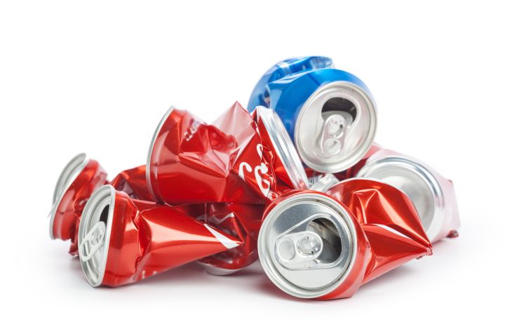 aluminium cans waste