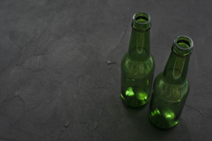 glass bottle